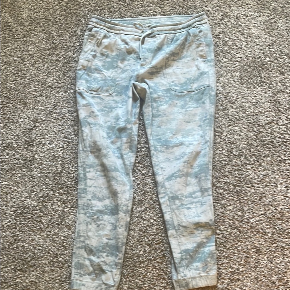 Athleta Blue and White Joggers